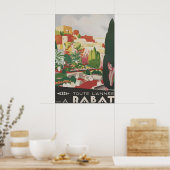 Oude Rabat Marokko Reisposter Noord-Afrika Poster (Keuken)