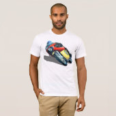 OUDE RACINGMOTORCYCLUS. T-SHIRT (Voorkant volledig)