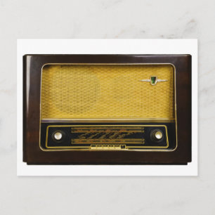 oude radio briefkaart