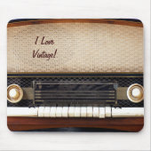 Oude radio muismat (Voorkant)