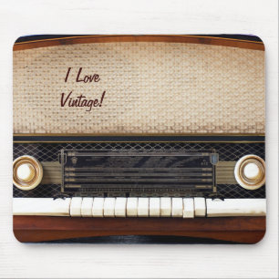 Oude radio muismat