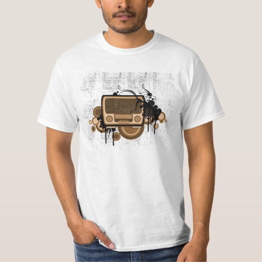 Oude radio t-shirt (Voorkant)