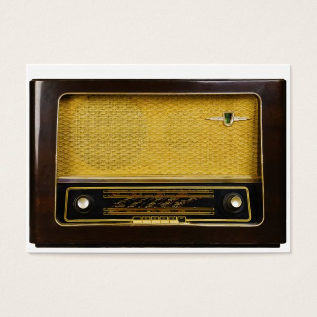 oude radio visitekaartjes (Voorkant)