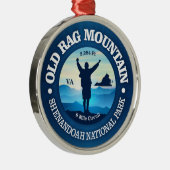 Oude Rag Berg (V) Metalen Ornament (Rechts)