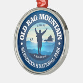 Oude Rag Berg (V) Metalen Ornament (Links)