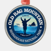 Oude Rag Berg (V) Metalen Ornament (Voorkant)