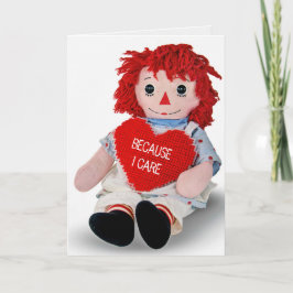 Oude Rag Doll die je denkt Kaart