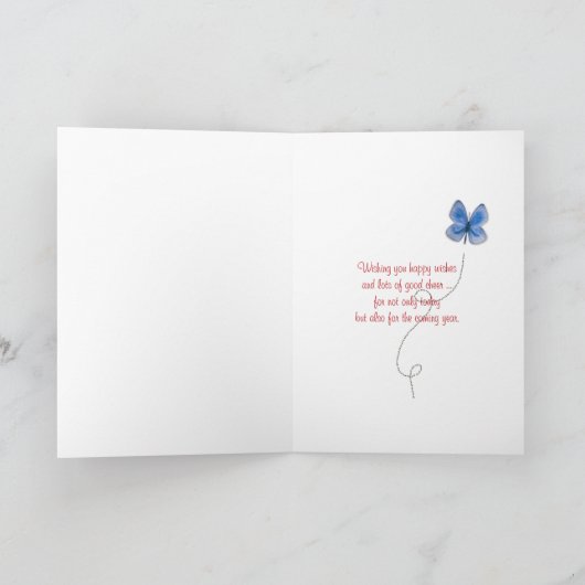 Oude Rag Doll met Daisies Kaart (Binnen)