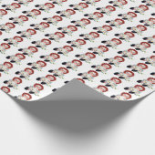 Oude Rag Doll met daisy bouquet Cadeaupapier (Hoek)