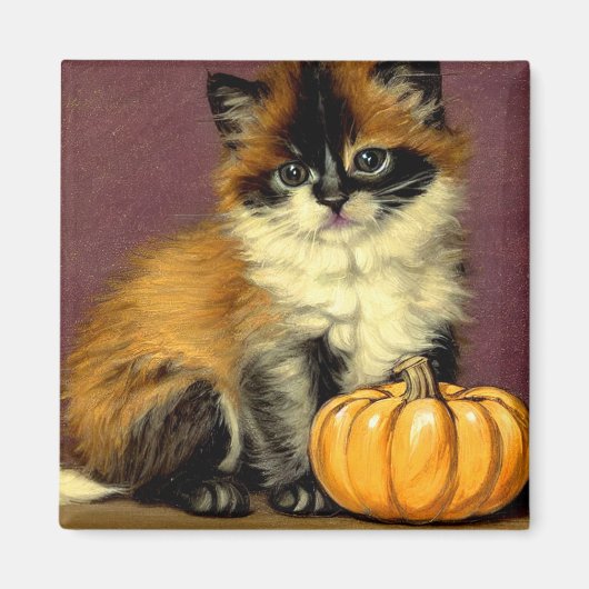 Oude-Ragdoll Halloween-kat Magneet (Voorkant)