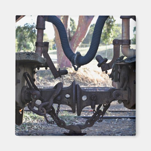 Oude Railcar buffers Magneet (Voorkant)