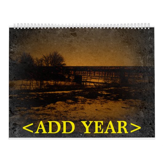 OUDE RAILROAD BRIDGE KALENDER (Hoes)