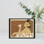 Oude Rajah Coffee Reclame Briefkaart (Staand voorkant)