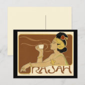 Oude Rajah Coffee Reclame Briefkaart (Voorkant / Achterkant)