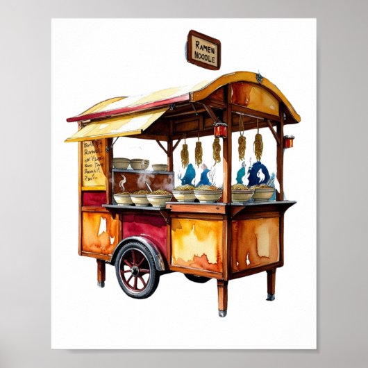 Oude ramenkar poster (Voorkant)