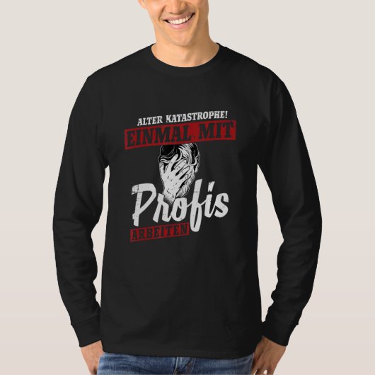 Oude ramp met een professionele 1 t-shirt (Voorkant)
