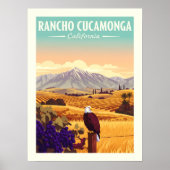 Oude Rancho Cucamonga Californië Poster (Voorkant)