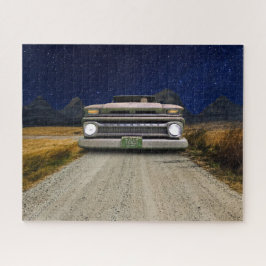 Oude  Rat Rod Pickup Truck Zombie Driver Legpuzzel
