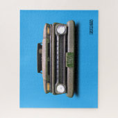 Oude  Rat Rod Pickup Truck Zombie Driver Legpuzzel (Verticaal)