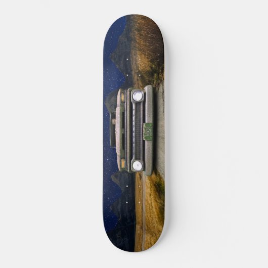 Oude Rat Rod Pickup Truck Zombie Driver Persoonlijk Skateboard (Voorkant)