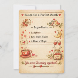Oude recept voor een perfecte Valentijn Feestdagenkaart