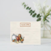 oude recepten briefkaart (Staand voorkant)