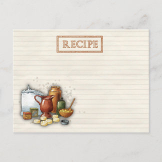 oude recepten briefkaart