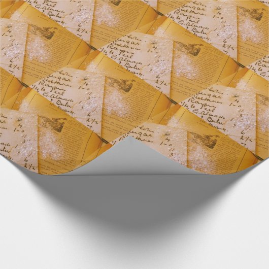 Oude recepten cadeaupapier (Hoek)