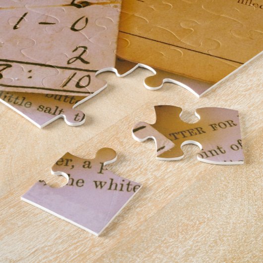 Oude recepten legpuzzel (Zijkant)