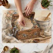 Oude Receptendoos Cottage Keuken Legpuzzel