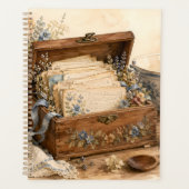 Oude Receptendoos Cottage Keuken Planner (Voorkant)