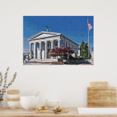 Oude rechtbank van Huntsville, Alabama Poster (Keuken)