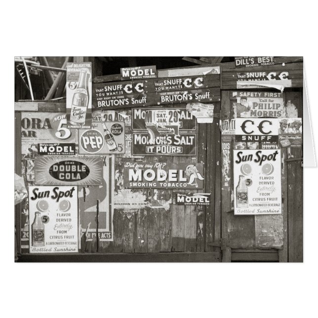 Oude reclame, 1938 (Voorkant Horizontaal)