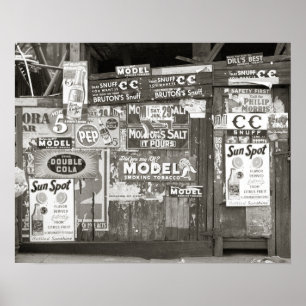 Oude reclame, 1938 poster