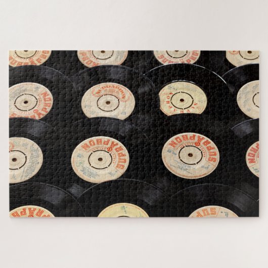 oude recordpuzzel legpuzzel (Horizontaal)