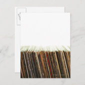 Oude records briefkaart (Voorkant / Achterkant)