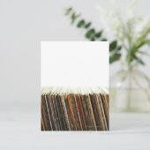 Oude records briefkaart (Staand voorkant)
