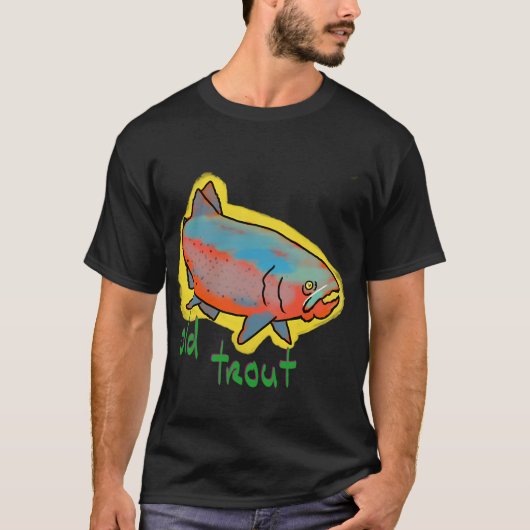 Oude regenboogforel t-shirt (Voorkant)