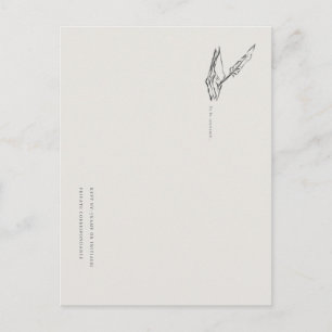 Oude Regency Kraaiengveer geïnspireerde ansichtkaa Briefkaart