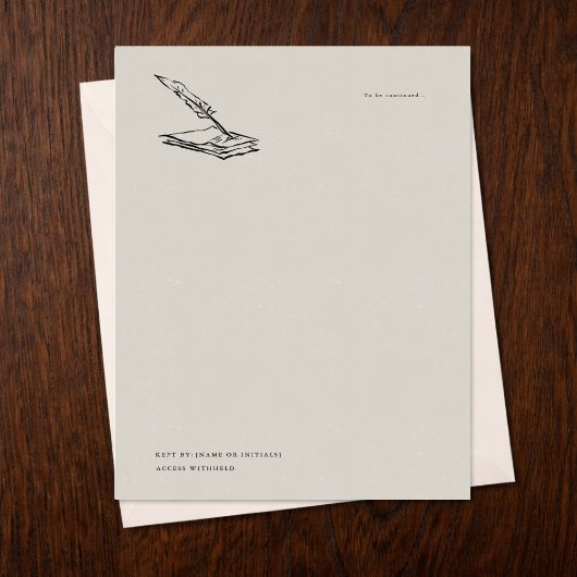 Oude Regency Romantische Correspondentie