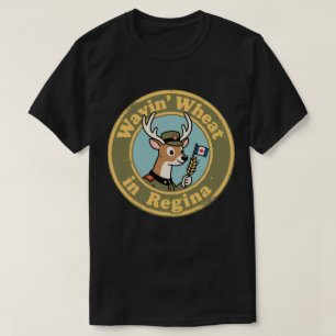 Oude Regina Saskatchewan Tarwe T-shirt