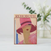 Oude Rehoboth Beach, verander tekst op ansichtkaar Briefkaart (Staand voorkant)