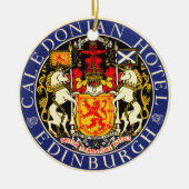 Oude Reis Caledonian Hotel Edinburgh Schotland Keramisch Ornament (Voorkant)