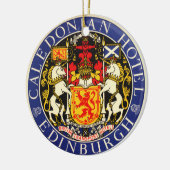 Oude Reis Caledonian Hotel Edinburgh Schotland Keramisch Ornament (Links)
