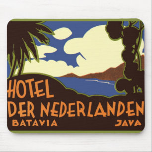 Oude Reis Jakarta Indonesië Hotel Nederlanden Muismat