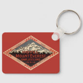 Oude reis, Mount Everest, Darjeeling India Sleutelhanger (Voorkant)