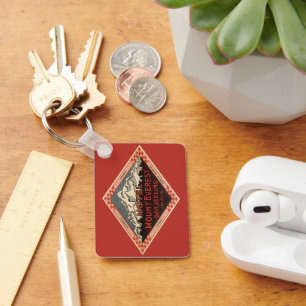 Oude reis, Mount Everest, Darjeeling India Sleutelhanger