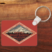 Oude reis, Mount Everest, Darjeeling India Sleutelhanger (Voorkant)