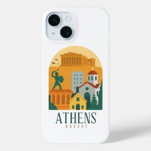 Oude reis naar Athene Griekenland – Parthenon iPhone 15 Case