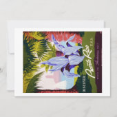 Oude reis naar Puerto Rico Tropisch aanpassen Kaart (Voorkant)